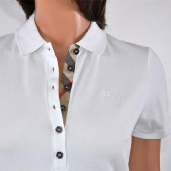 burberry golf shirt womens